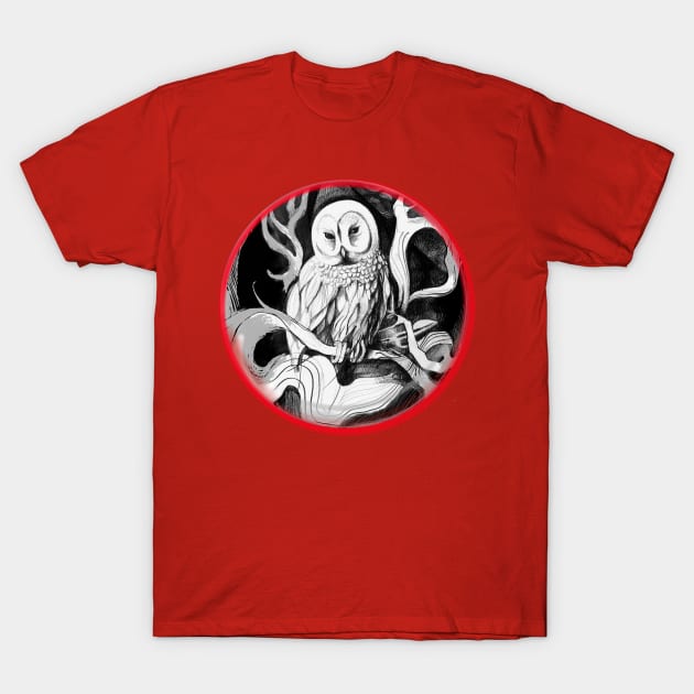 Owlness T-Shirt by savladrian